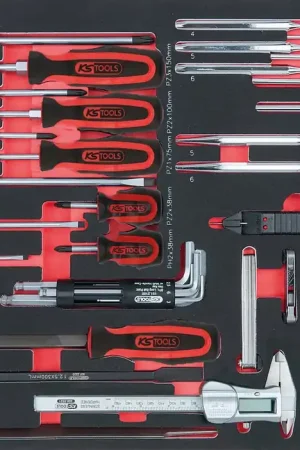 Livraison Express KS TOOLS SCS Module de tournevis et d'outils de mesure, 41 pcs, modules système 1/1 ( 711.1041 )