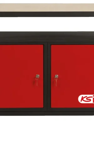 Promotion Saisonnière KS TOOLS Etabli d'atelier 2 portes 840x1200x600mm ( 865.0002 )