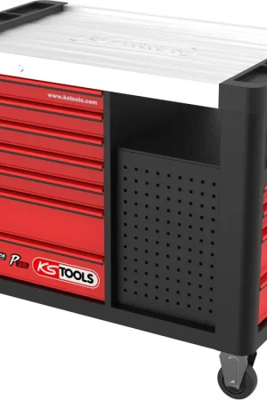 Soldes KS TOOLS PERFORMANCEplus P35 Chariot d'atelier NOIR/ROUGE avec 13 tiroirs ( 873.5008 )