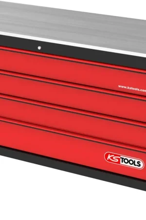 Meilleur Choix KS TOOLS PERFORMANCEplus P40 Chariot d'atelier NOIR/ROUGE avec 4 tiroirs ( 873.6008 )