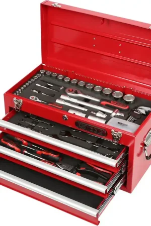 KS TOOLS 1/4'+1/2' Jeu à outils équipé, 100 pcs ( 911.0100 ) Livraison Express