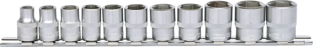 Usine Directe KS TOOLS 3/8' Jeu de douilles 6 pans, 11 pcs 8-19 mm ( 911.0608 )