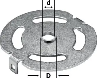 Bague de copie Festool KR-D 13.8/OF 1400 (492180) pour OF 1400 / VS 600 Commander Vite