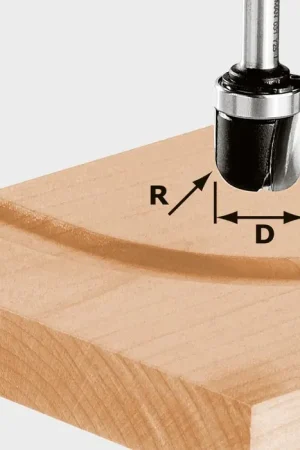 Paiement Sécurisé Coupe-gouttières Festool HW S8 R6.4 KL (490982) pour OF 900, OF 1000, OF 1010, OF 1010 R, OF 1400, OF 2000, OF 2200