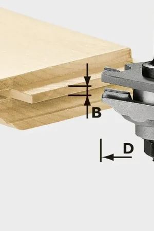 Achat Immédiat Coupe-ressort profilé Festool HW S8 D46 x D12-FD (490643) pour OF 900, OF 1000, OF 1010, OF 1010 R, OF 1400, OF 2000, OF 2200