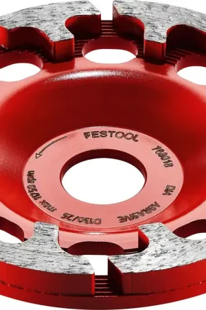 Disque diamant Festool DIA ABRASIVE-D130 PREMIUM (768018) pour RG 130 ECI, RG 130, RGP 130, AGP 125 Bon Plan