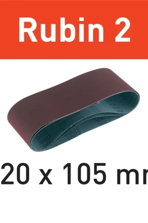 Vente Directe Festool L620X105-P100 RU2/10 bande abrasive Ruby 2 (499152) pour BS 105