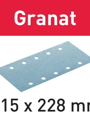 Quantité Limitée Festool STF 115X228 P120 GR/100 bandes abrasives grenat (498947) pour RS 200, RS 2, RS 100, RS 100 C, RS 1, RS 1 C, HSK-A 115 x 226