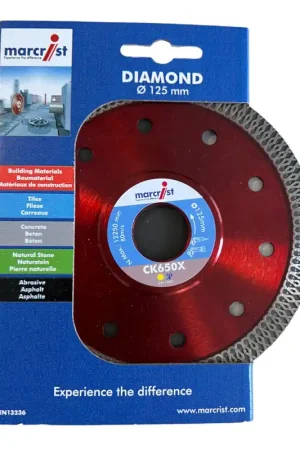 Seulement Aujourd'hui Marcrist CK650X disque à carreler ultra-rapide 125 x 22,23 mm ( 1856.0125.22 ) Norme CE : EN 13236