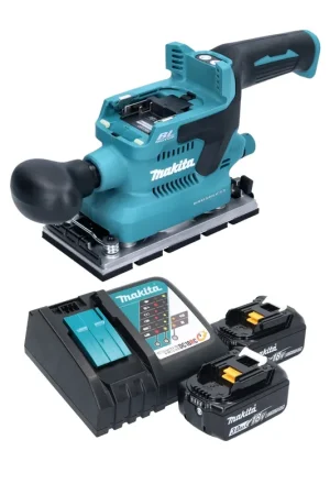 Commander Vite Makita DBO 380 RF Ponceuse vibrante sans fil 18 V 93 x 185 mm Brushless + 2x batterie 3,0 Ah + chargeur