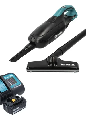 Promotion Makita DCL 182 SF1 B Aspirateur sans fil 18 V noir + 1x batterie 3,0 Ah + chargeur