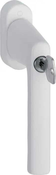 Promotion Poignée de fenêtre HOPPE Hambourg 0700LS/U26 100NM aluminium F9016 blanc signalisation ( 3000203156 )