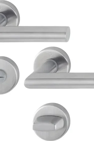 Pas Cher HOPPE Garniture à rosette Amsterdam E1400Z/42KV/42KVS Acier inoxydable F69 ( 3000203002 )