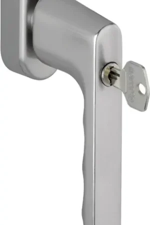 Meilleur Choix Poignée de fenêtre HOPPE Hambourg 0700S/UD9020 aluminium F9 / couleur acier ( 3000203984 )