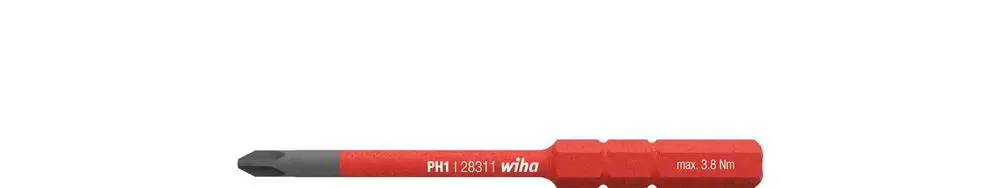 WIHA Lame interchangeable SlimBit electric PH 2 x 75 mm ( 4000793021 ) Haute Qualité