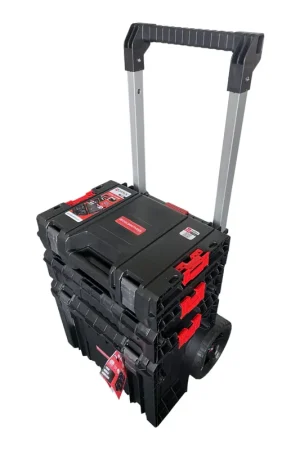 Qbrick System PRO Set 7 2.0 Plus Set de chariot à outils + PRO Toolcase + PRO Box 130 2.0 + PRO Cart 2.0 Plus 410 x 400 x 610 mm Pas Cher