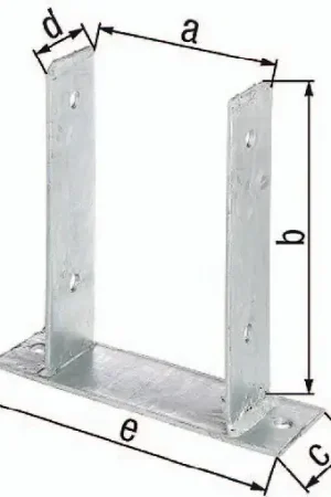 GAH Poutre pour poteau en U ETA-10/0210 91x200x60x50x200mm ( 3000200695 ) Solde