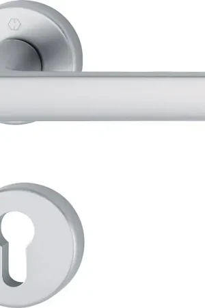 HOPPE Garniture à rosette Hambourg 1700 / 42KB/42KBS aluminium F1 ( 3000203127 ) Meilleur Choix