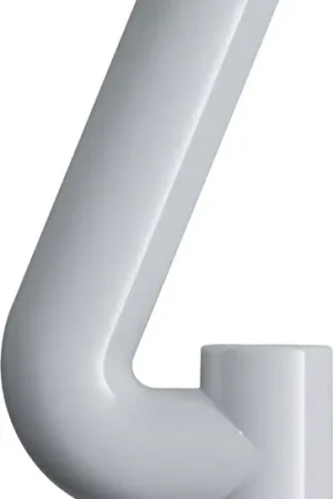 HEWI Numéro de maison chiffre 4 spécial polyamide 99 blanc pur ( 3000206555 ) Satisfait Ou Remboursé