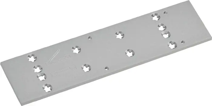 DORMAKABA plaque de montage argent (3000207073) Usine Directe