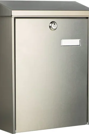 BURG-WÄCHTER Boîte aux lettres Oslo 3767 NI hauteur 400 mm largeur 300 mm profondeur 110 mm ( 3000253506 ) Nouveauté