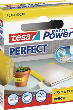 Jusqu'à Épuisement Des Stocks TESA Ruban toilé extra Power(R) 56341 jaune ( 3000265352 )