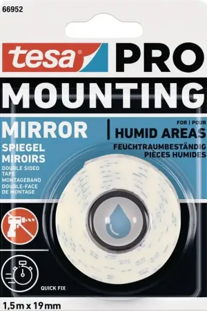 Vente Flash TESA ruban de montage Mounting PRO miroir 66952 blanc (3000265496)
