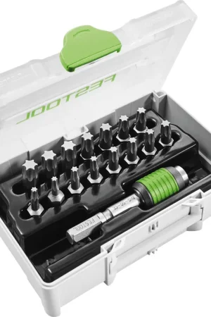 Festool SYS3 XXS CE-TX BHS Assortiment de 60 embouts (205823) pour perceuses sans fil et perceuses à percussion sans fil Festool avec support FastFix et mandrin WH-CE CENTROTEC Remise