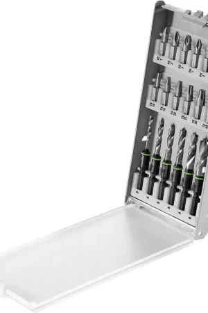 Cassette de perçage Festool BKS SYS3 D3-8 K CE/W (577395) pour perceuse-visseuse sans fil et perceuse à percussion sans fil Festool avec support FastFix et mandrin WH-CE CENTROTEC Expédition Rapide