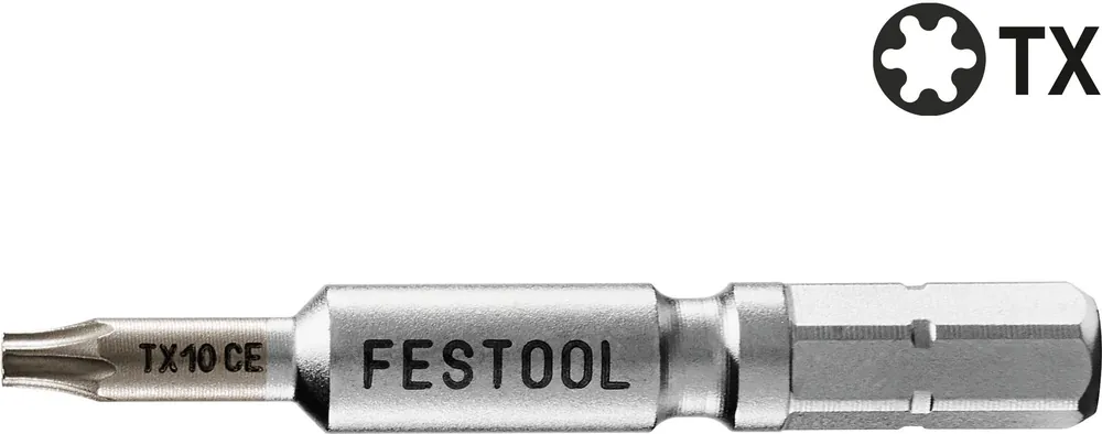 Festool TX 10-50 CENTRO/2 Bit (205076) pour perceuse-visseuse sans fil et perceuse à percussion sans fil Festool avec support FastFix et mandrin WH-CE CENTROTEC Dernière Chance