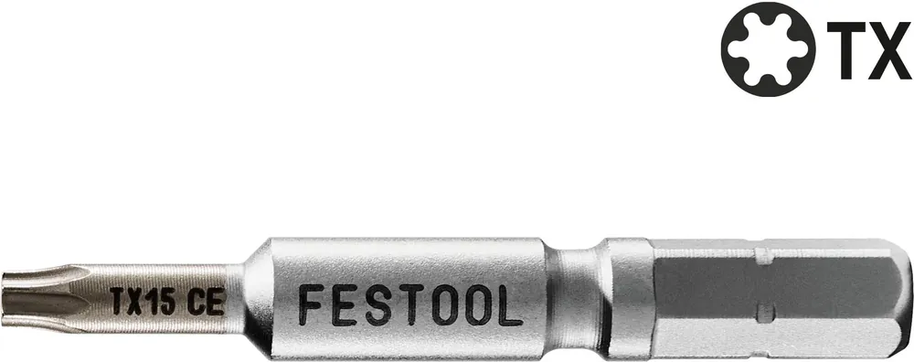 Festool TX 15-50 CENTRO/2 Bit (205079) pour perceuse-visseuse sans fil et perceuse à percussion sans fil Festool avec support FastFix et mandrin WH-CE CENTROTEC Acheter Direct