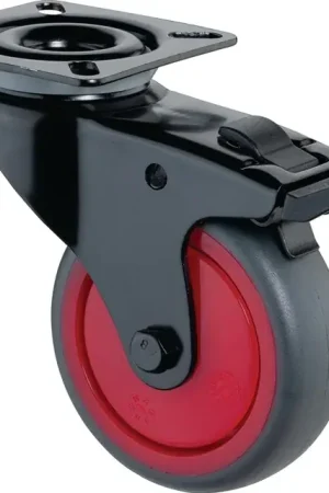 Seulement Aujourd'hui BS ROLLEN Roulette pivotante avec frein Roue Ø 50 mm Capacité de charge 50 kg ( 3000275252 )