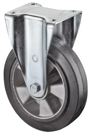 Bon Plan BS ROLLEN Roulette fixe pour charges lourdes Roue Ø 160 mm Capacité de charge 300 kg ( 3000275495 )