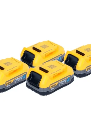 DeWalt Kit batterie DCBP 034 E4 4x batterie Powerstack 18 V 1,7 Ah / 1700 mAh XR Li-Ion - avec indicateur de charge Achat Immédiat