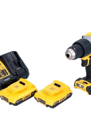 DeWalt DCD 805 D2 Perceuse-visseuse à percussion sans fil 18 V 90 Nm Brushless + 2x batterie 2,0 Ah + chargeur Retour Gratuit