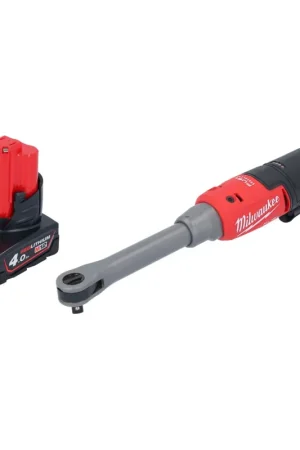 Milwaukee M12 FHIR38LR-401 Clé à cliquet grande vitesse sans fil longue durée 12 V 47 Nm 3/8'' + 1x batterie 4,0 Ah - sans chargeur Authentique