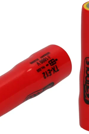 Top Vente KS TOOLS Douille 3/8' Torx E avec revêtement isolant, E12, longue ( 117.2371 )