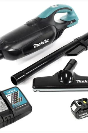 Pas Cher Makita DCL 182 RT1 B Aspirateur à batterie 18 V noir + 1x batterie 5,0 Ah + chargeur