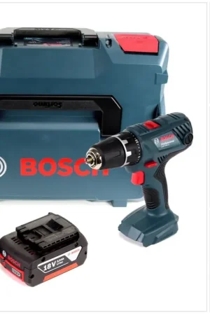 Bosch Professional GSR 18V-21 Perceuses-visseuses à percussion sans fil 18V 55Nm + 1x Batterie 3,0Ah + Coffret - sans chargeur Petit Prix