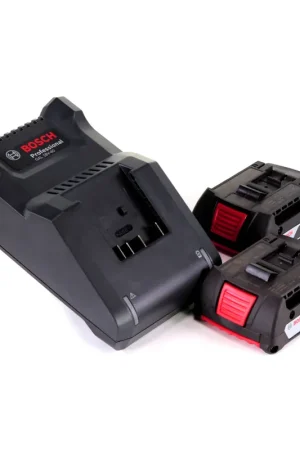 Promotion Kit de démarrage 18V Bosch avec 2x batterie GBA 2,0Ah ( 1600Z00036 ) + chargeur GAL 18V-40 ( 1600A019RJ )