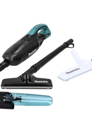Achat Immédiat Makita DCL 182 ZB Aspirateur sans fil 18 V noir + accessoire séparateur cyclone + suceur de sol commutable - sans batterie, sans chargeur