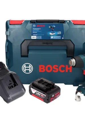 Acheter Direct Bosch GHG 18V-50 Professional Pistolet à air chaud sans fil 18 V 300 C / 500 C + 1x batterie 4,0 Ah + chargeur + L-Boxx