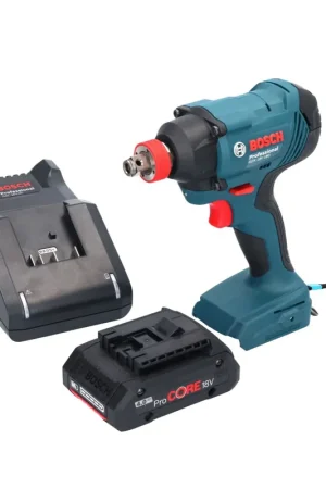 Acheter En Ligne Bosch GDX 18V-180 Visseuse à chocs sans fil 18 V 180 Nm 1/2" + 1x Batterie ProCORE 4,0 Ah + Chargeur
