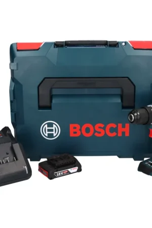 Bosch GSR 18V-90 C Professional Perceuse-visseuse sans fil 18 V 64 Nm Brushless + 1x batterie 2,0 Ah + chargeur + L-Boxx Pas Cher