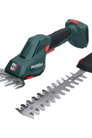 Promotion Saisonnière Metabo SGS 18 LTX Q Cisaille à gazon et arbustes sans fil 18 V (601609850) - sans batterie, sans chargeur