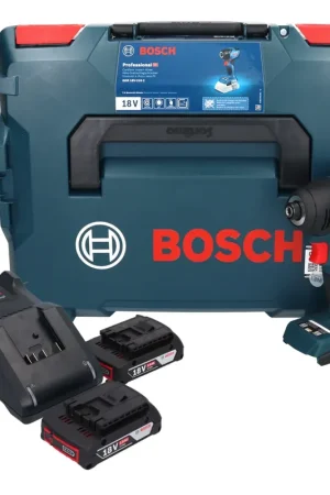 Must-Have Bosch GDR 18V-210 C Professional Visseuse à chocs sans fil 18 V 210 Nm 1/4'' + 2x batterie 2,0 Ah + chargeur + L-BOXX