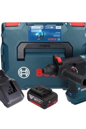 Bosch GBH 18V-24 C Professional Marteau perforateur sans fil 18 V 2,4 J Brushless SDS plus + 1x batterie 5,0 Ah + chargeur + L-BOXX Affaire À Saisir