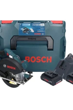 Populaire Bosch GKM 18V-50 Professional Scie circulaire portative métal sans fil 18 V 136 mm Brushless + 2x batterie ProCORE 4,0 Ah + chargeur + L-Boxx