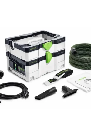 Festool CTL SYS Cleantec Aspirateur mobile 4,5l classe de poussière L ( 575279 ) + Bandoulière, Buses, Tuyau d'aspiration Prix Réduit