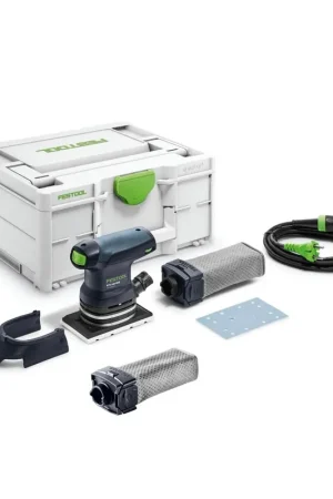 Meilleur Prix Festool RTS 400 REQ-Plus Ponceuse vibrante 80 x 130 mm, 125 W + Coffret Systainer + Sac à poussière SB-Longlife pour RTS/DTS/ETS (201693) (576057)